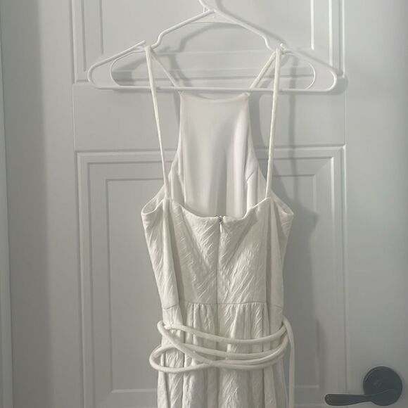 Milly White Halter Dress - Picture 4 of 7